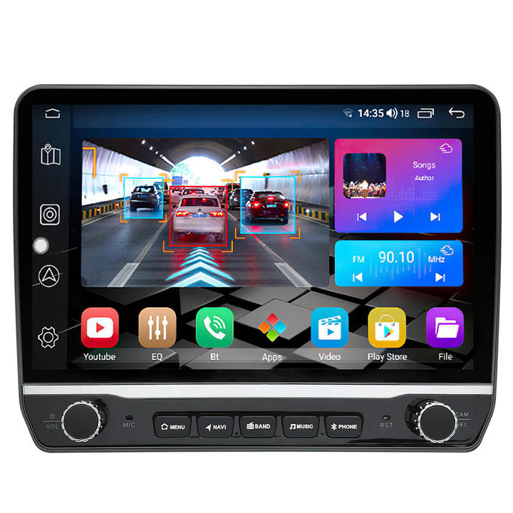 LEHX 2 Din 10 Inch QLED Screen Car Android Auto Radio Audio Car Stereo Carplay